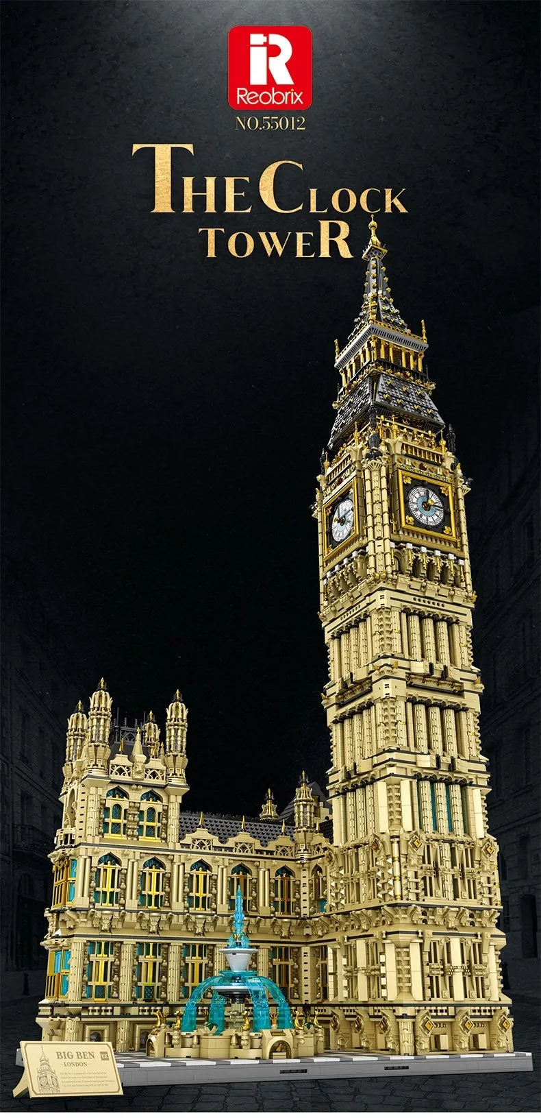 REOBRIX 55012 bricks - Big Ben - 13,825 pieces