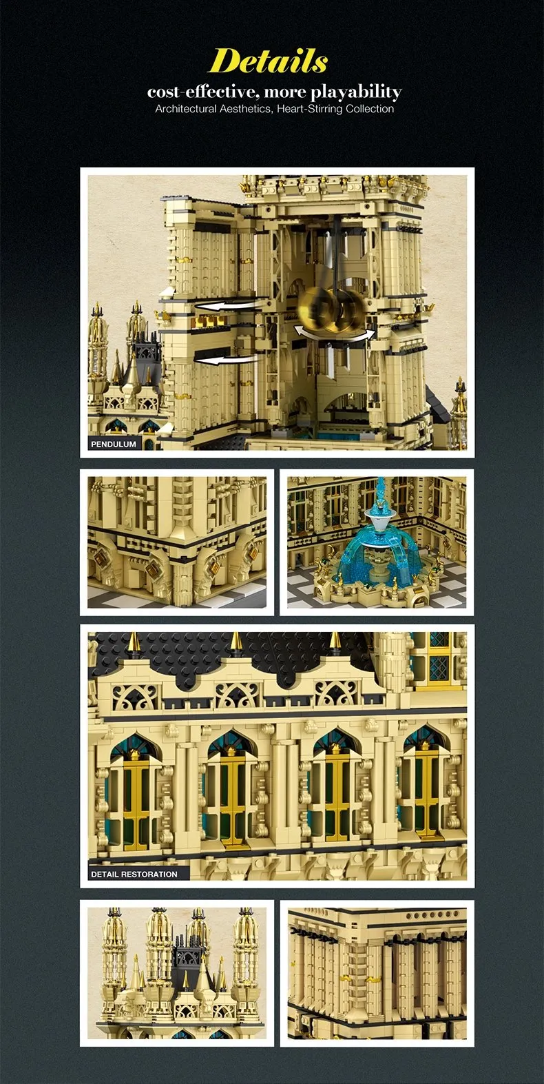REOBRIX 55012 bricks - Big Ben - 13,825 pieces